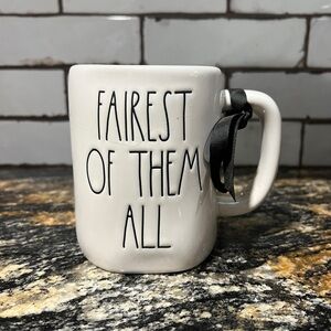 Rae Dunn Cream Mug - Fairest of Them All, Snow White